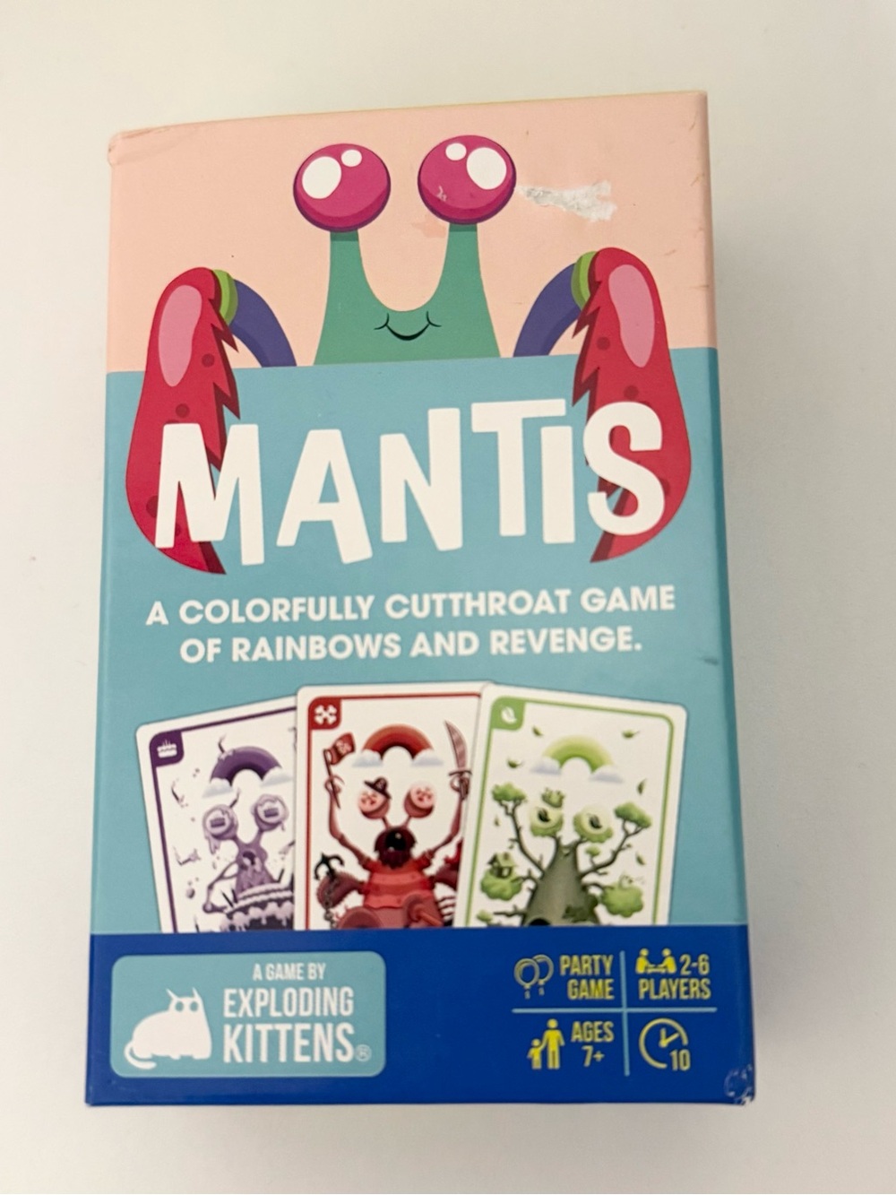 Exploding kittens mantis party game